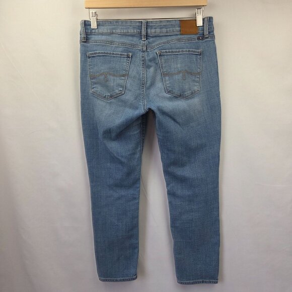 Lucky Brand Lolita Capri Light Wash Slim Fit Denim Jeans Size 6 - Picture 4 of 14